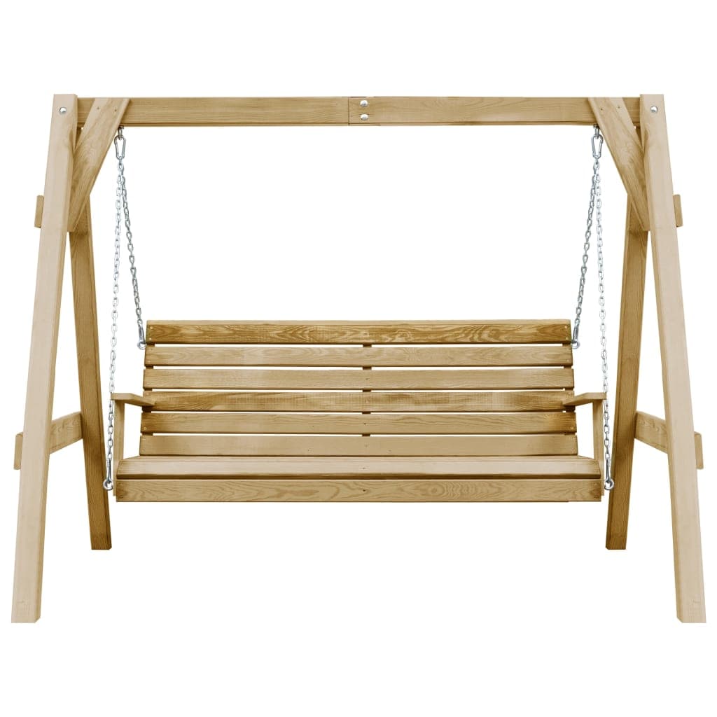 Panca a Dondolo da Giardino in Pino Impregnato 205x150x157 cm in Panche Esplodia - Napoli, commercioVirtuoso.it
