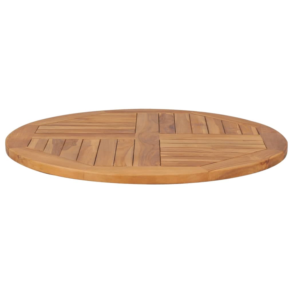 Piano Tavolo in Legno Massello di Teak Rotondo Versatile 2,5 cm 80 cm in Tavoli da sala da pranzo Esplodia - Napoli, commercioVirtuoso.it