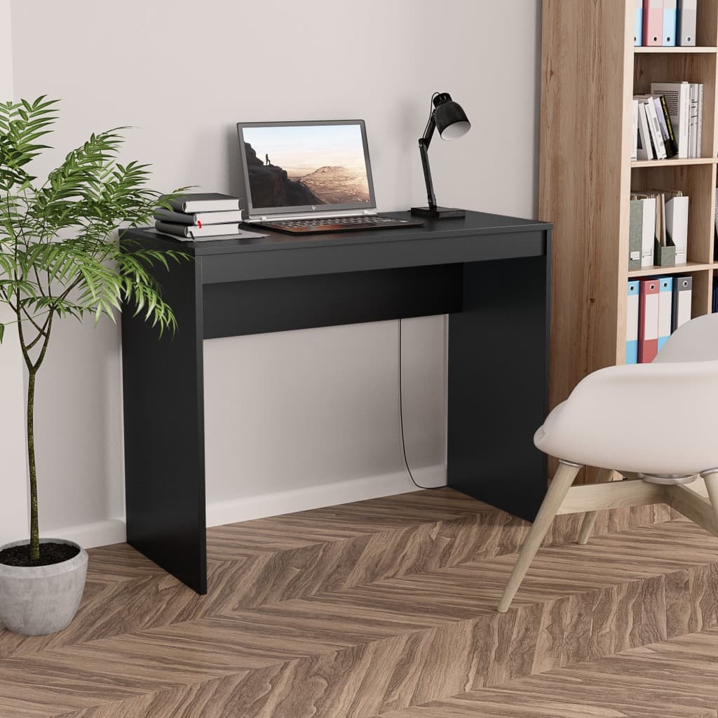 Scrivania Nera 90x40x72 cm in Legno Multistrato in Scrivanie Esplodia - Napoli, commercioVirtuoso.it