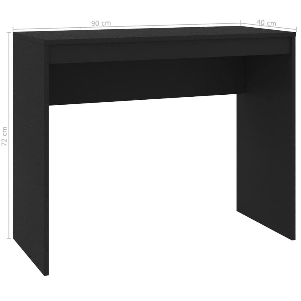 Scrivania Nera 90x40x72 cm in Legno Multistrato in Scrivanie Esplodia - Napoli, commercioVirtuoso.it