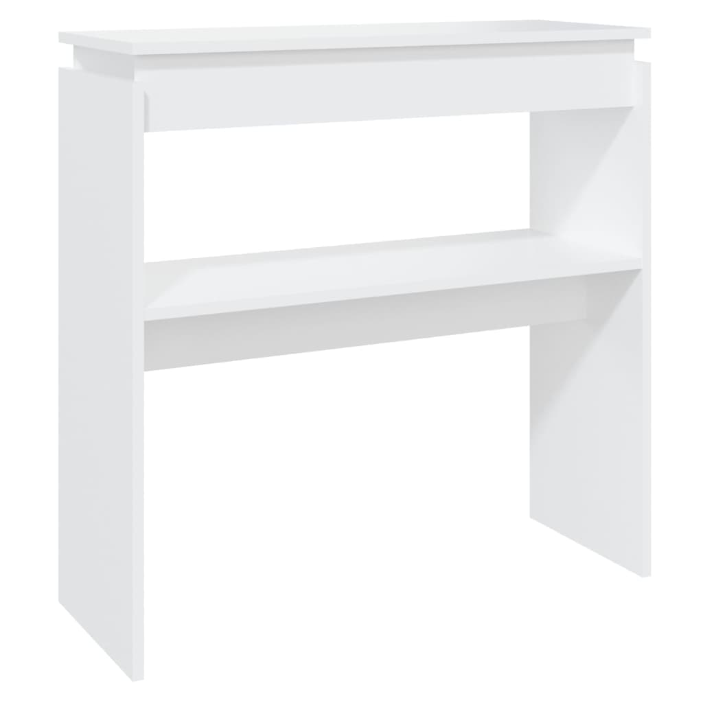 Tavolino Consolle Bianco 80x30x80 cm in Legno Multistrato in Console e tavoli da divano Esplodia - Napoli, commercioVirtuoso.it