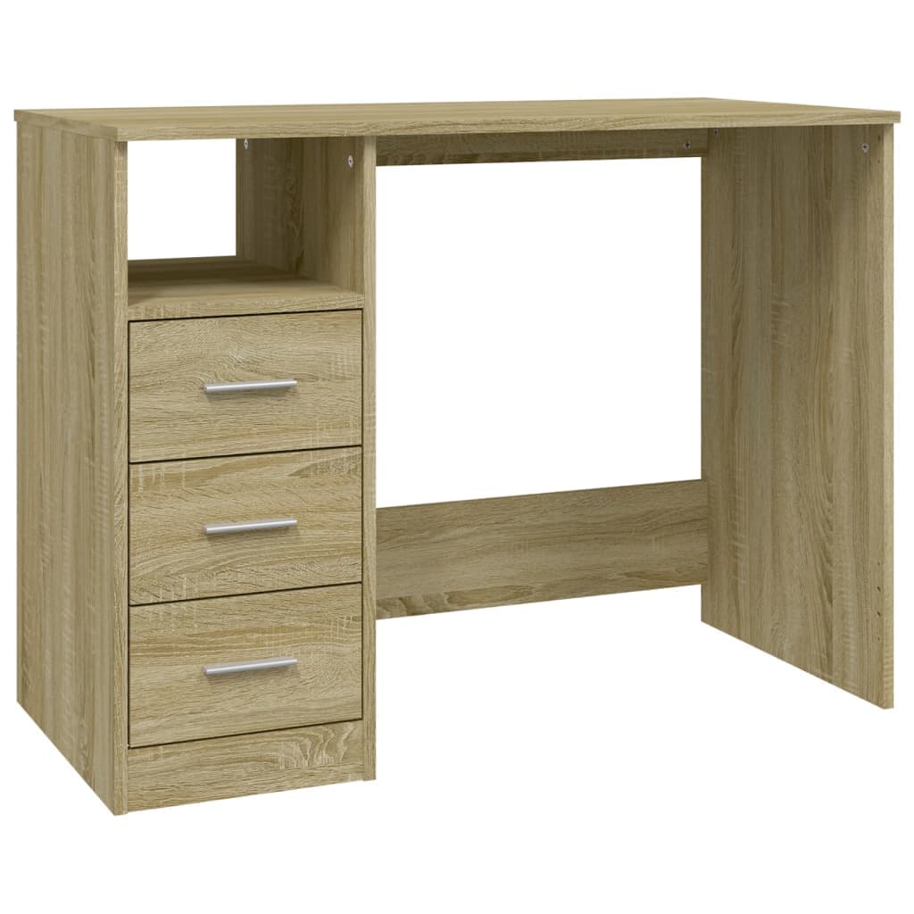 Scrivania Cassetti Rovere Sonoma 102x50x76 cm Legno Multistrato in Scrivanie Esplodia - Napoli, commercioVirtuoso.it