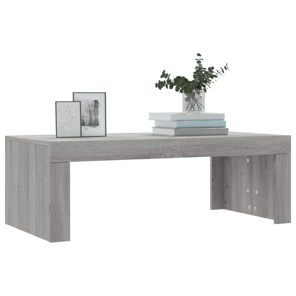 Tavolino da Salotto Grigio Sonoma 102x50x36cm Legno Multistrato in Tavolini da caffè Esplodia - Napoli, commercioVirtuoso.it
