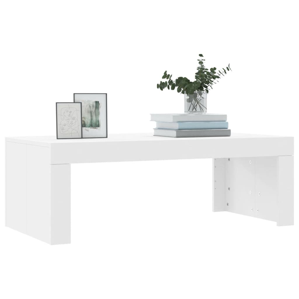 Tavolino da Salotto Bianco 102x50x36 cm in Legno Multistrato in Tavolini da caffè Esplodia - Napoli, commercioVirtuoso.it