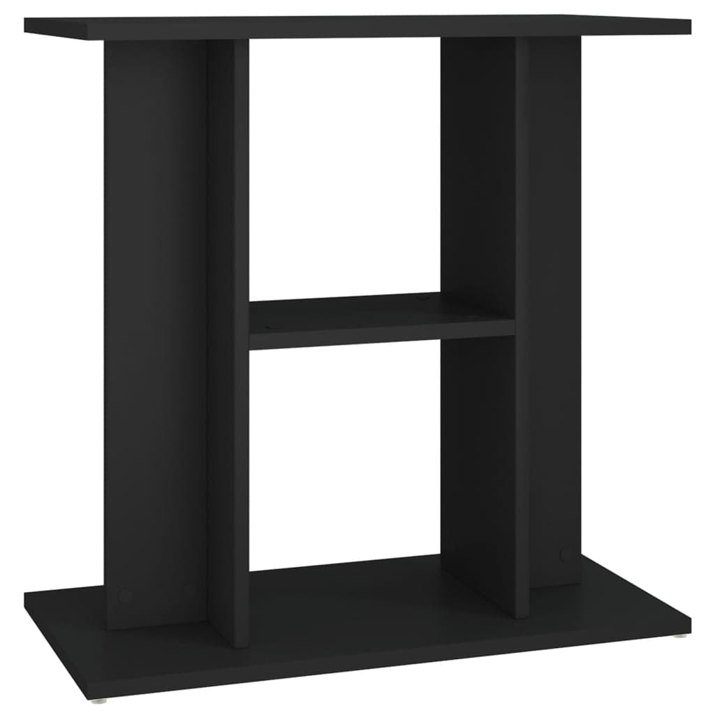 Supporto per Acquario 60x30x60 cm in Legno Multistrato Nero in Ginevra Esplodia - Napoli, commercioVirtuoso.it