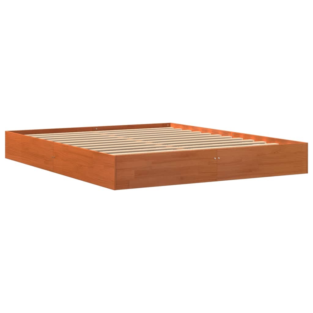 Giroletto senza Materasso Marrone Cera 160x200 cm Legno di Pino in Strutture letto Esplodia - Napoli, commercioVirtuoso.it