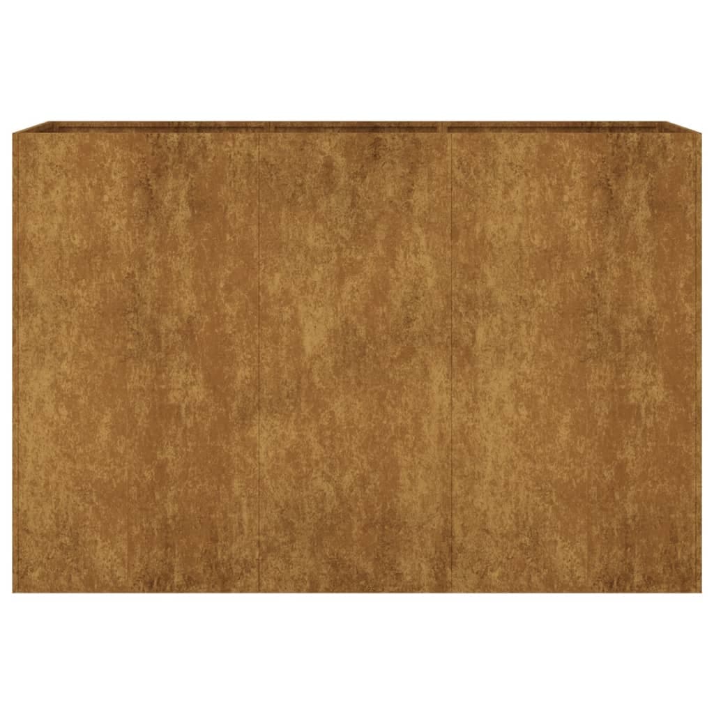 Fioriera Rialzata da Giardino 120x40x80 cm in Acciaio Corten in Kit per giardini fuori terra Esplodia - Napoli, commercioVirtuoso.it