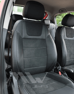 Set coprisedili su misura per Opel Corsa D (2006-2014) 5 porte, Leather style in Set per interni Autooggetti.it - Roma, commercioVirtuoso.it