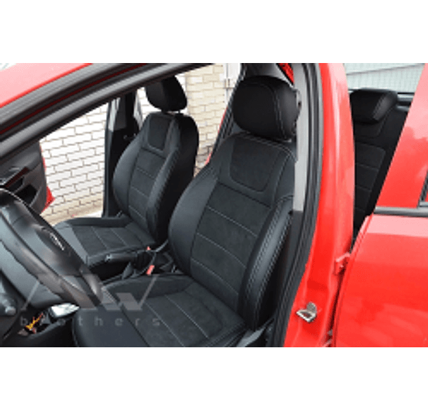 Set coprisedili su misura per Opel Corsa D (2006-2014) 5 porte, Leather style in Set per interni Autooggetti.it - Roma, commercioVirtuoso.it