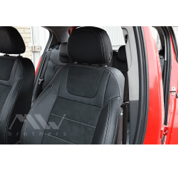 Set coprisedili su misura per Opel Corsa D (2006-2014) 5 porte, Leather style in Set per interni Autooggetti.it - Roma, commercioVirtuoso.it