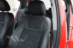 Set coprisedili su misura per Opel Corsa D (2006-2014) 5 porte, Leather style in Set per interni Autooggetti.it - Roma, commercioVirtuoso.it