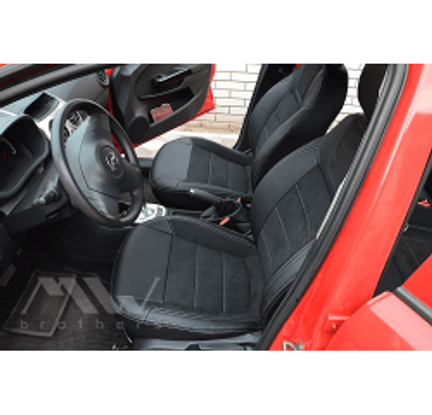Set coprisedili su misura per Opel Corsa D (2006-2014) 5 porte, Leather style in Set per interni Autooggetti.it - Roma, commercioVirtuoso.it