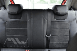 Set coprisedili su misura per Opel Corsa D (2006-2014) 5 porte, Leather style in Set per interni Autooggetti.it - Roma, commercioVirtuoso.it