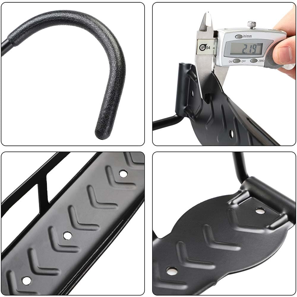 Kit 2 Staffe Porta Bicicletta Muro Pieghevole in Acciaio Gancio Supporto Bike in Rastrelliere per bici e supporti Danyx - Casoria, commercioVirtuoso.it