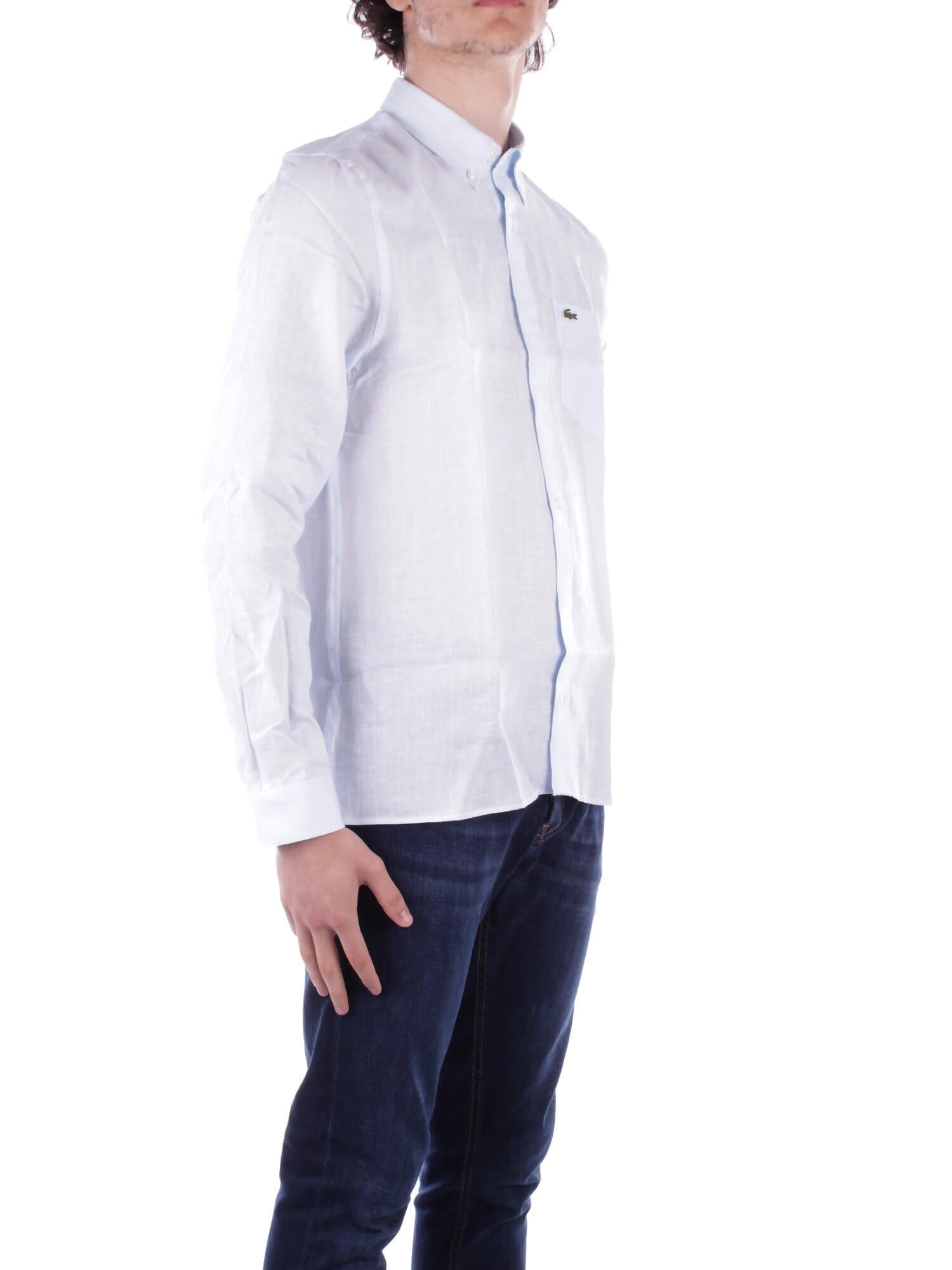Lacoste Camicie Celeste da uomo in Camicie casual Drestige - Casamassima, commercioVirtuoso.it