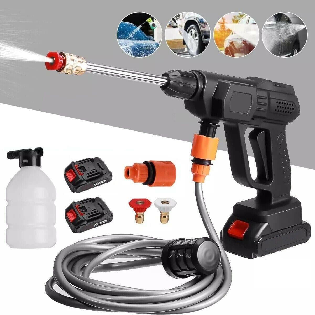 Idropulitrice 2 batteria 48V Alta pressione Portatile Senza Fili Lavaggio Auto e moto in Idropulitrici Zencoccostore - Formia, commercioVirtuoso.it