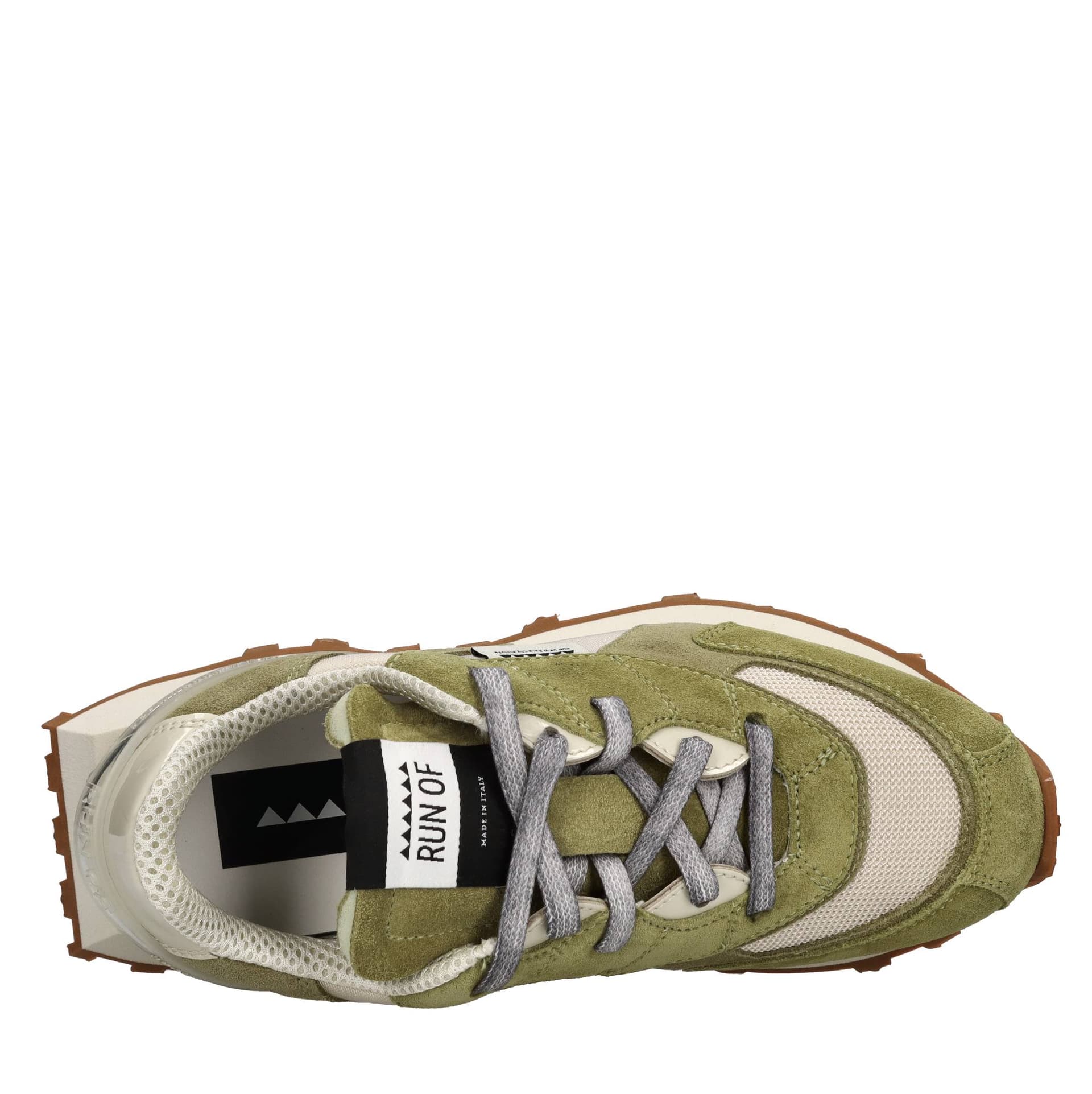 RUN OF Sneakers Verde da donna in Sneaker casual Drestige - Casamassima, commercioVirtuoso.it