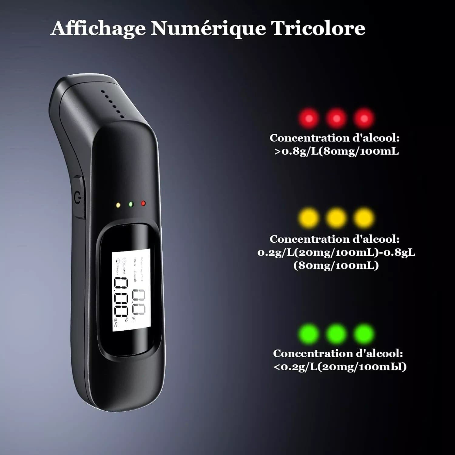 Etilometro Portatile Certificato ALCOL TEST Display Digitale ricaricabile C07 in Etilometri Zencoccostore - Formia, commercioVirtuoso.it