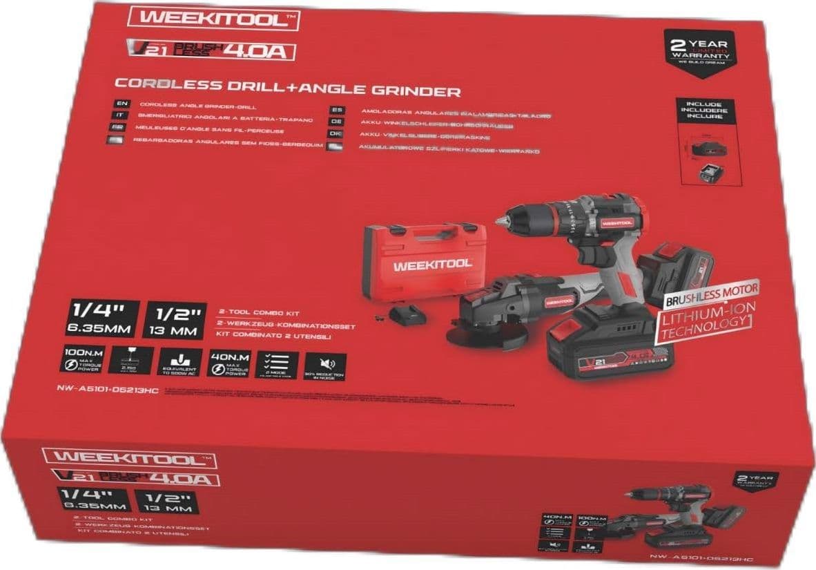 2in1 SMERIGLIATRICE FLEX ANGOLARE 125mm + TRAPANO AVVITATORE 2 BATTERIE 21V - A5101+D5213HC in Smerigliatrici angolari Zencoccostore - Formia, commercioVirtuoso.it