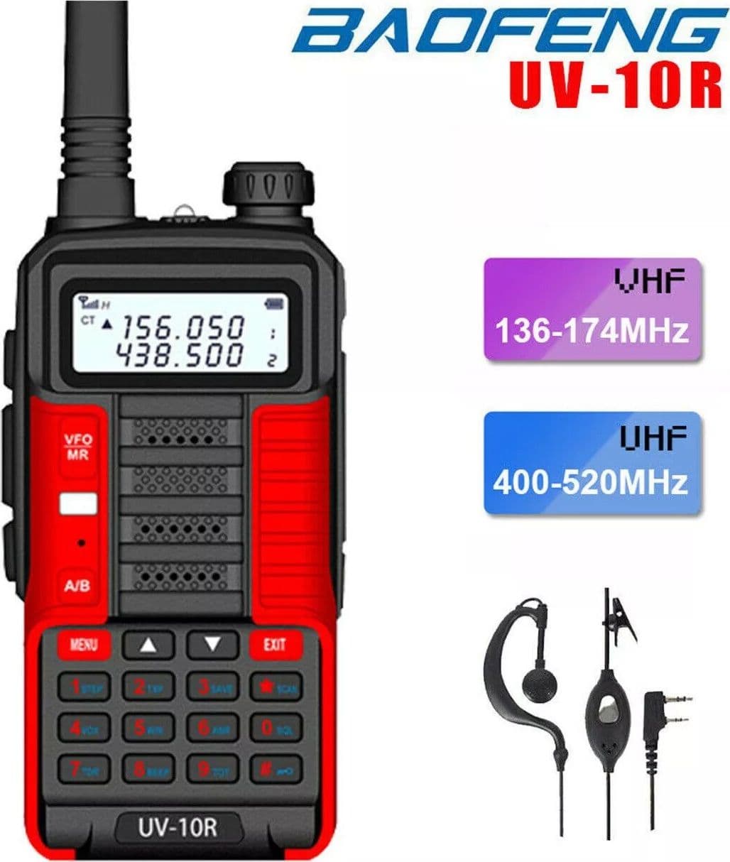 RADIO BAOFENG UV-10R RICETRASMITTENTE VHF/UHF Dual Band 136-174 MHZ400-520 in Ricetrasmettitori Zencoccostore - Formia, commercioVirtuoso.it