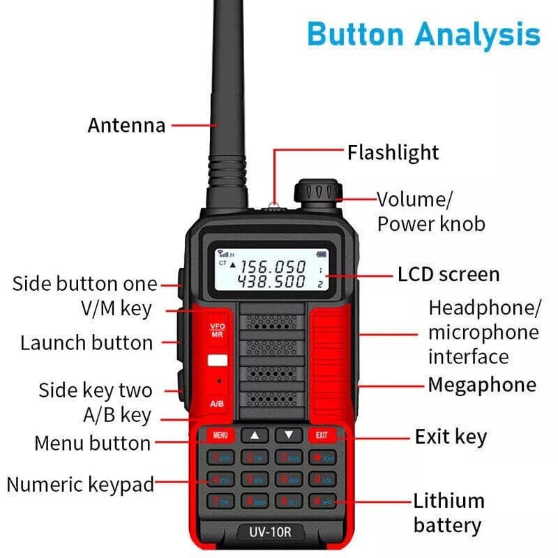 RADIO BAOFENG UV-10R RICETRASMITTENTE VHF/UHF Dual Band 136-174 MHZ400-520 in Ricetrasmettitori Zencoccostore - Formia, commercioVirtuoso.it