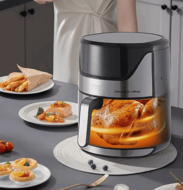 Friggitrice ad Aria 7 Litri Multifunzione 1800W Smart Forno Aria Calda ST-9685 in Friggitrici Zencoccostore - Formia, commercioVirtuoso.it