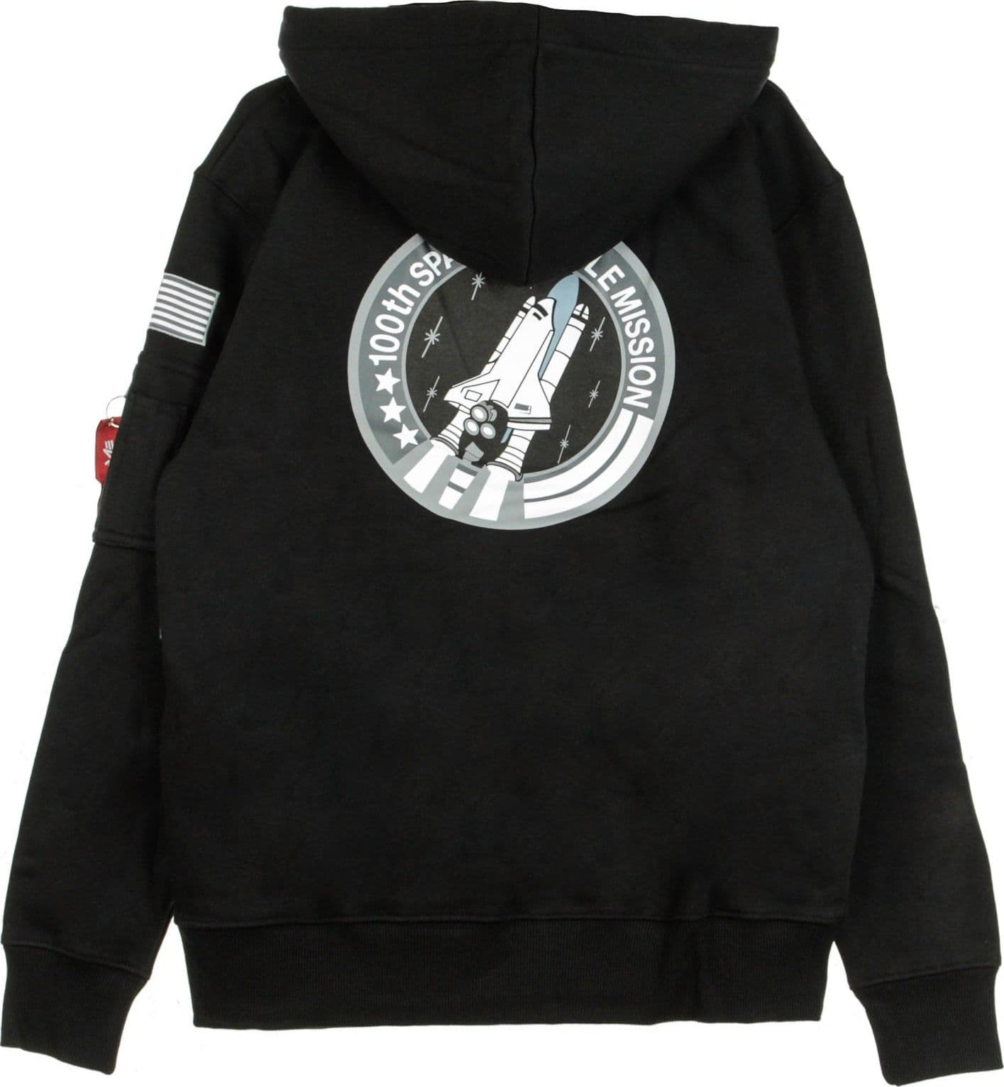 ALPHA INDUSTRIES Felpa Cappuccio Uomo Space Shuttle Hoody Black da uomo in Felpe con cappuccio Drestige - Casamassima, commercioVirtuoso.it