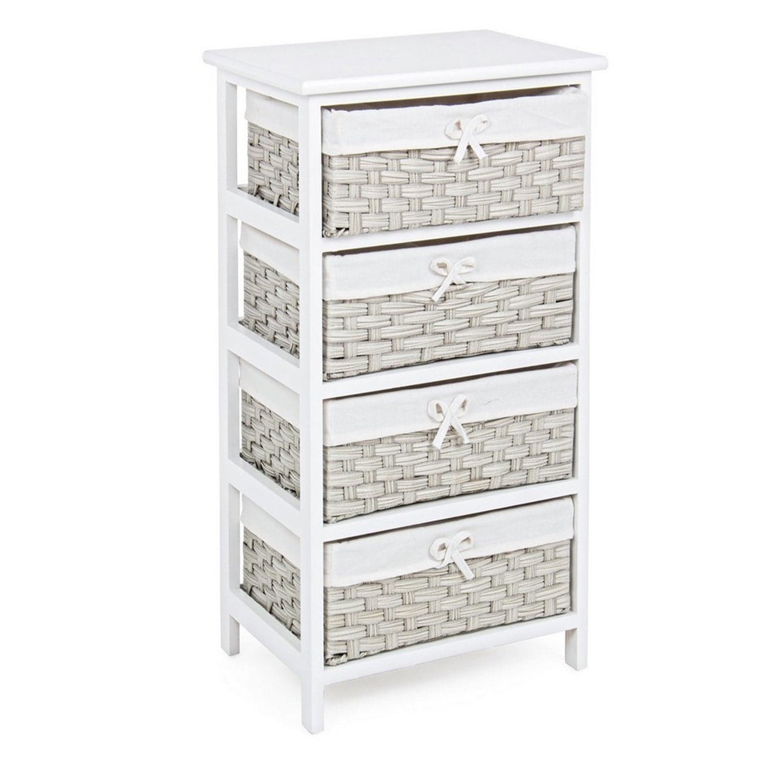 Cassettiera "Livigno" per interno, con 4 Cassetti, 44 x 33 x 77 cm - 3