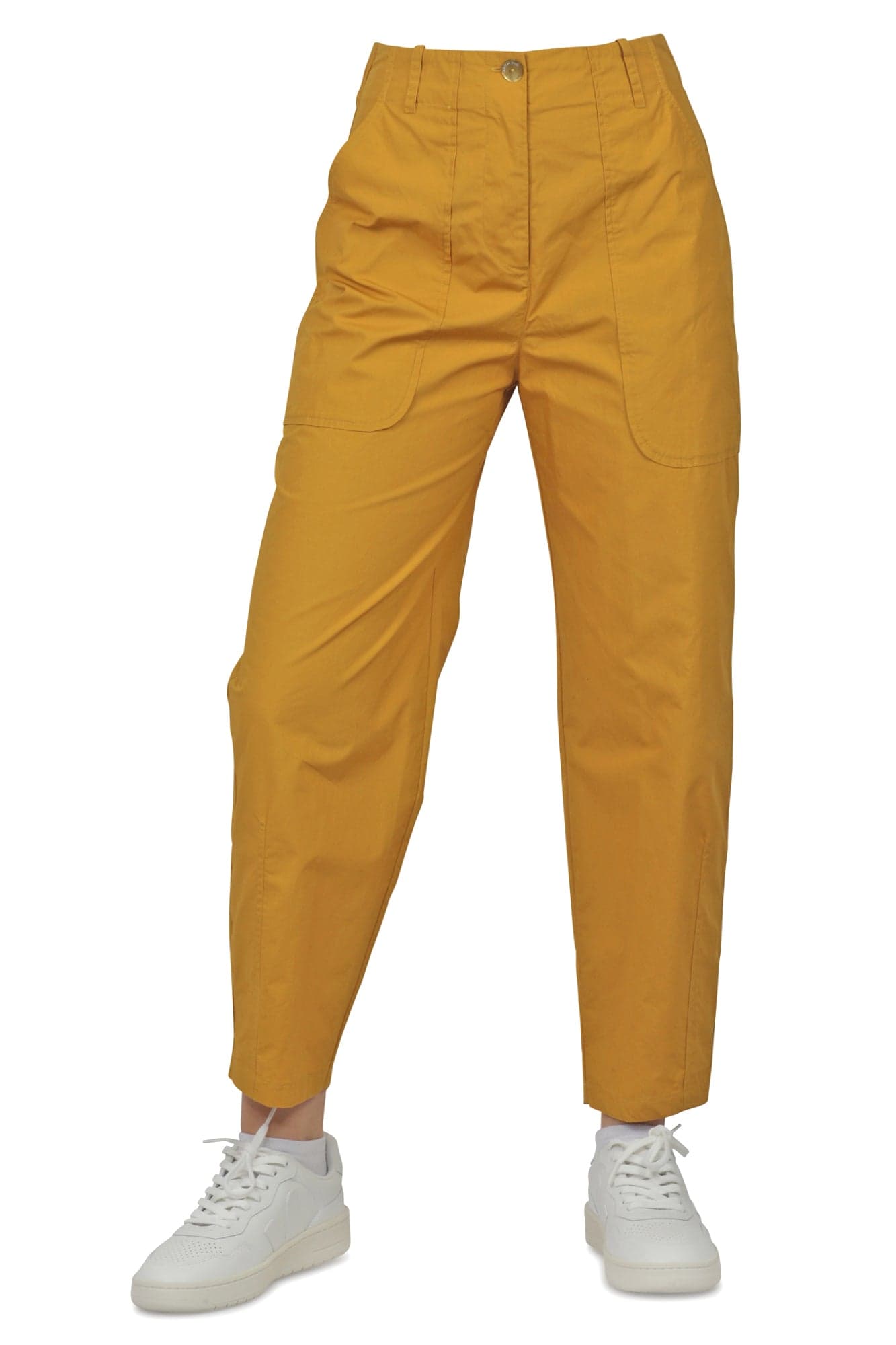 ALESSIA SANTI Alessia Santi - Pantalone - 450143 - Ocra da donna in Pantaloni Drestige - Casamassima, commercioVirtuoso.it