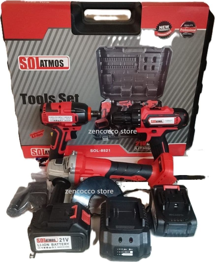 kit 3in1 FLEX Smerigliatrice 125MM Trapano Avvitatore e Impulsi 2 Batterie 4.0Ah in Strumenti rotanti Zencoccostore - Formia, commercioVirtuoso.it