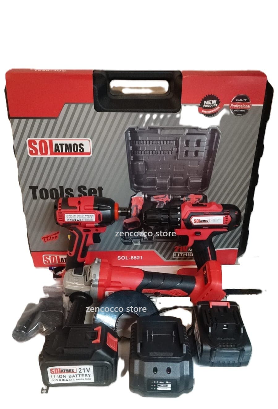kit 3in1 FLEX Smerigliatrice 125MM Trapano Avvitatore e Impulsi 2 Batterie 4.0Ah in Strumenti rotanti Zencoccostore - Formia, commercioVirtuoso.it