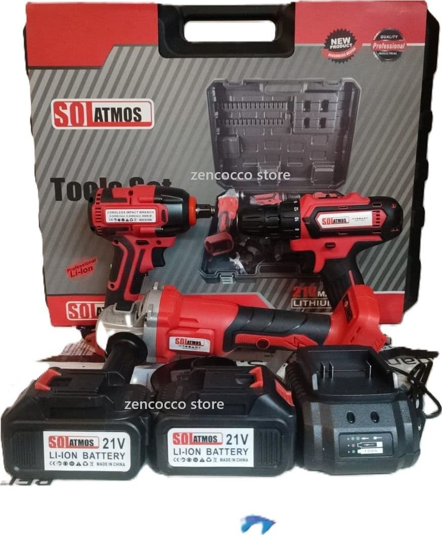 kit 3in1 FLEX Smerigliatrice 125MM Trapano Avvitatore e Impulsi 2 Batterie 4.0Ah in Strumenti rotanti Zencoccostore - Formia, commercioVirtuoso.it