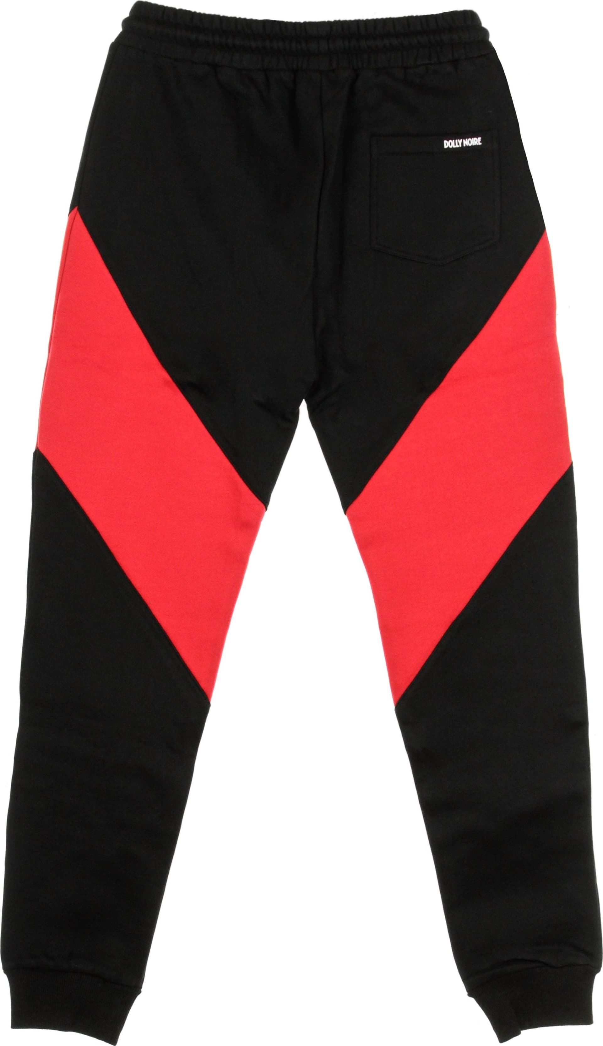DOLLY NOIRE Pantalone Tuta Felpato Uomo Victorious Black/red da uomo in Pantaloni sportivi Drestige - Casamassima, commercioVirtuoso.it