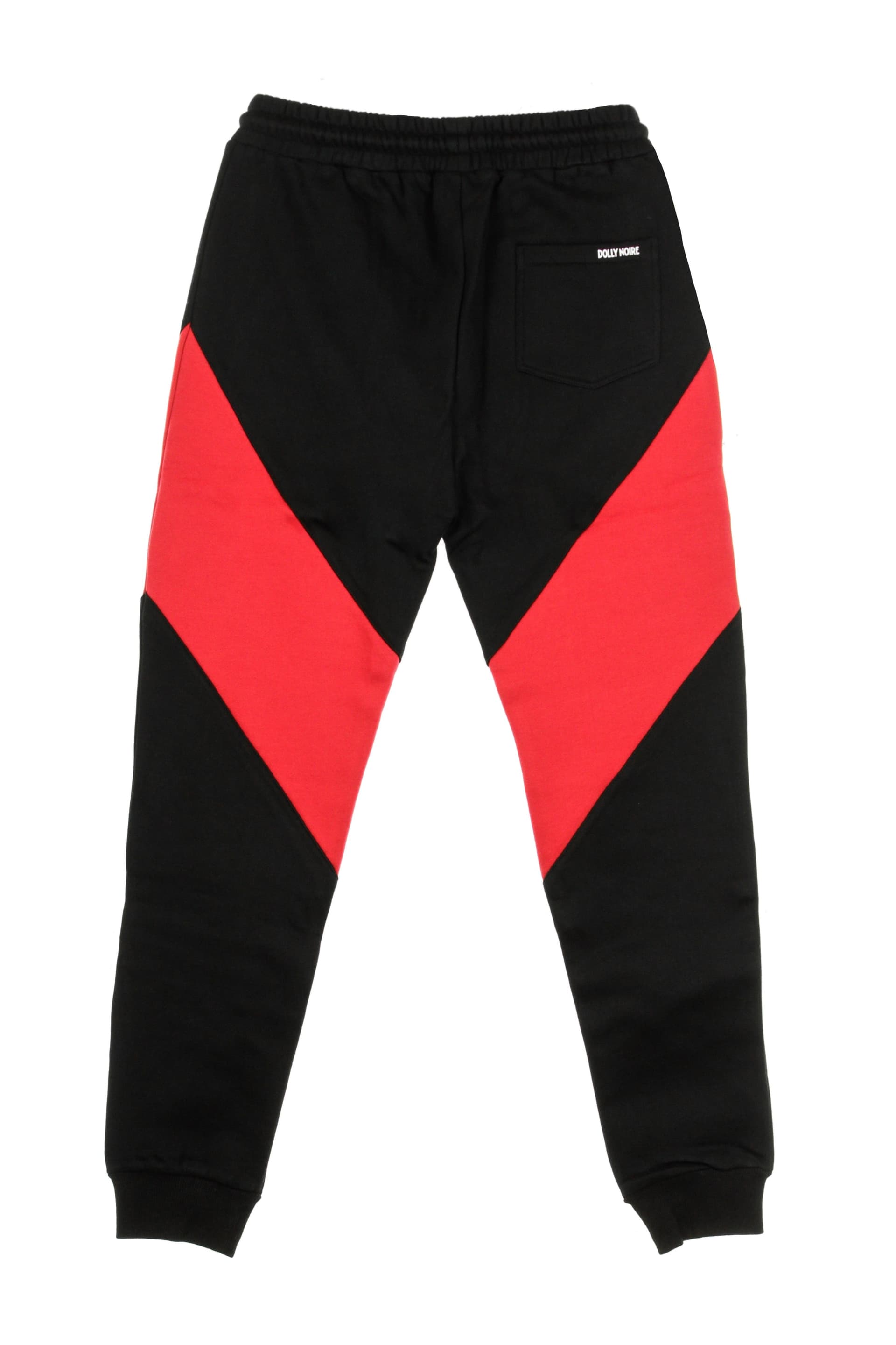 DOLLY NOIRE Pantalone Tuta Felpato Uomo Victorious Black/red da uomo in Pantaloni sportivi Drestige - Casamassima, commercioVirtuoso.it