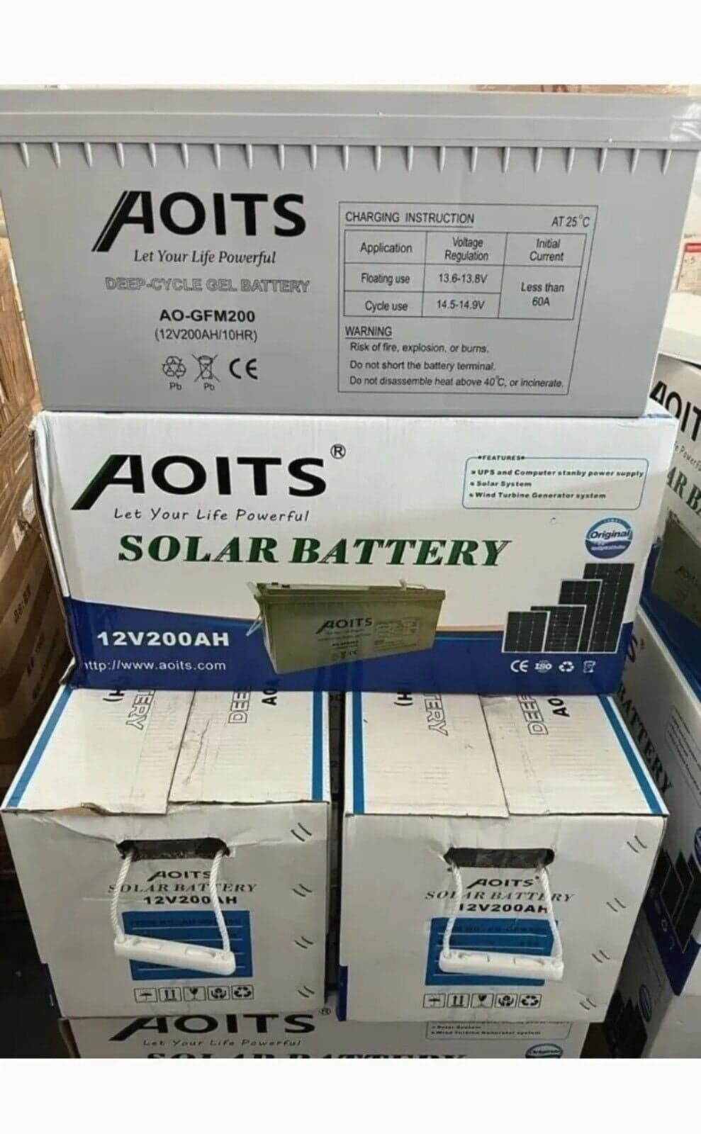 BATTERIA GEL 200AH 12V PANNELLI ENERGIA SOLARE FOTOVOLTAICO NAUTICA CAMPER CASA in Batterie a ciclo profondo Zencoccostore - Formia, commercioVirtuoso.it
