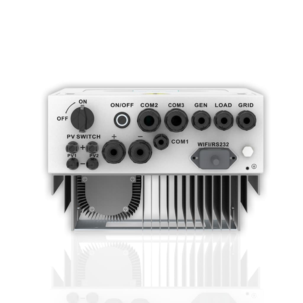 Inverter Ibrido 6kW Monofase IP65 con Display Touch LCD per Impianto Fotovoltaico CEI 0-21 - SKU 11529 in Inverter ibridi Zencoccostore - Formia, commercioVirtuoso.it