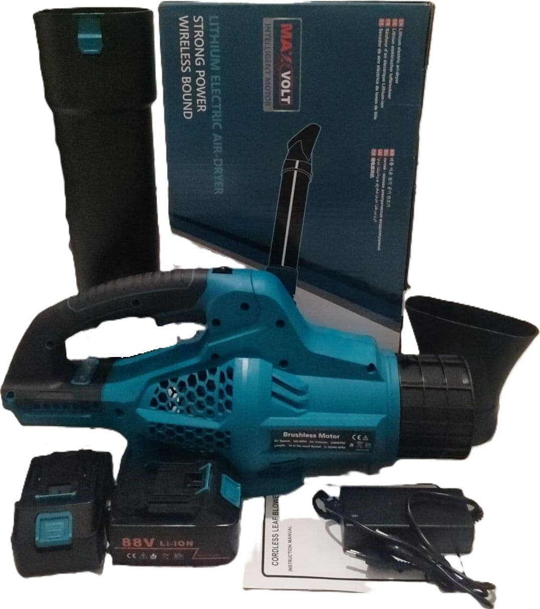 SOFFIATORE Foglie per Giardino 2 BATTERIE 6 VELOCITA Fino a 21000 Giri/Min 580W in Aspirafoglie Zencoccostore - Formia, commercioVirtuoso.it