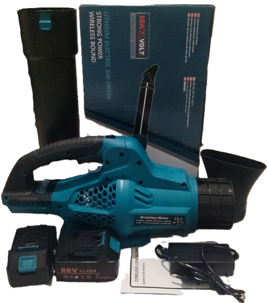 SOFFIATORE Foglie per Giardino 2 BATTERIE 6 VELOCITA Fino a 21000 Giri/Min 580W in Aspirafoglie Zencoccostore - Formia, commercioVirtuoso.it