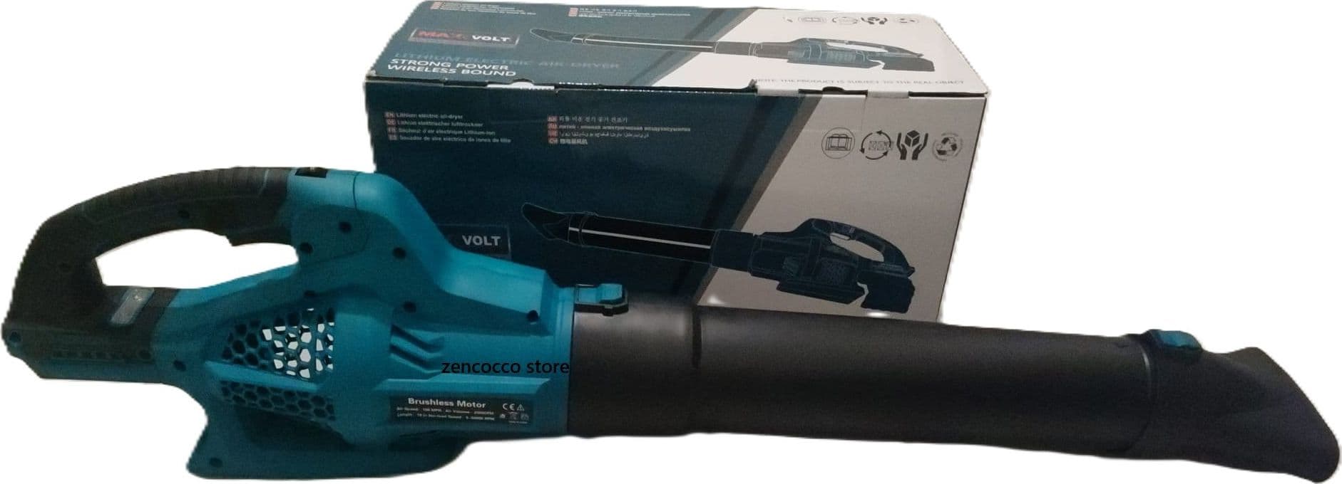 SOFFIATORE Foglie per Giardino 2 BATTERIE 6 VELOCITA Fino a 21000 Giri/Min 580W in Aspirafoglie Zencoccostore - Formia, commercioVirtuoso.it