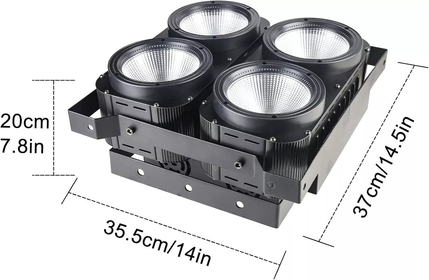 BLINDER ACCECATORE DMX COB LED 4x100W Proiettore BIANCO CALDO E FREDDO Powercon in Dispositivi per effetti luce Zencoccostore - Formia, commercioVirtuoso.it