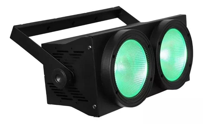 BLINDER ACCECATORE DMX COB LED 2x100W PROIETTORE RGBW 8 CANALI LUCI PALCOSCENICO in Dispositivi per effetti luce Zencoccostore - Formia, commercioVirtuoso.it