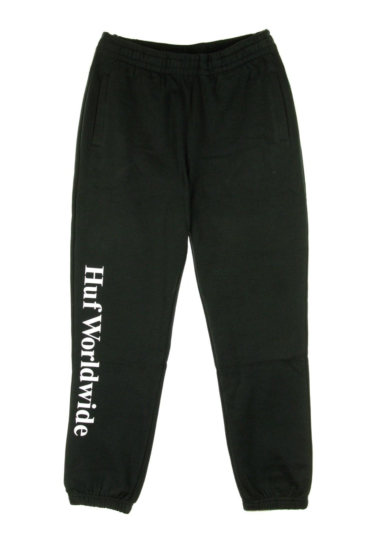 HUF Pantalone Tuta Felpato Uomo Essentials Fleece Pant Black da uomo in Pantaloni sportivi Drestige - Casamassima, commercioVirtuoso.it