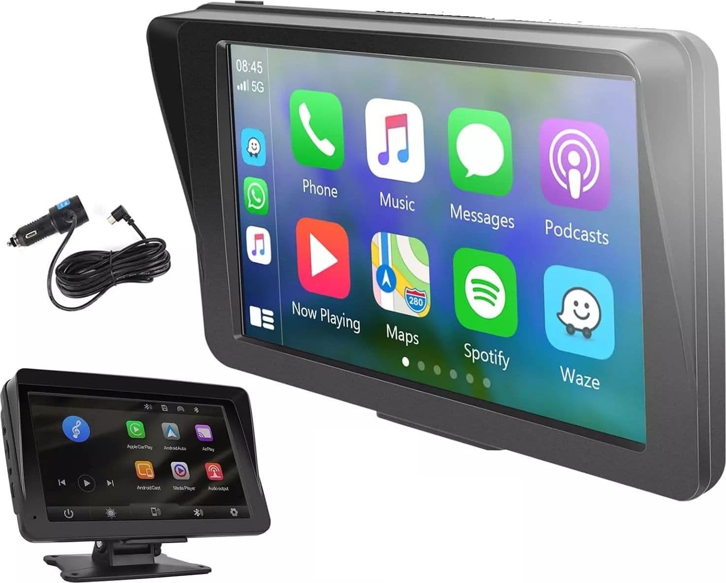 Autoradio Portatile Carplay Display per Auto, Schermo 7 Pollici IPS Touchscreen in Autoradio Zencoccostore - Formia, commercioVirtuoso.it