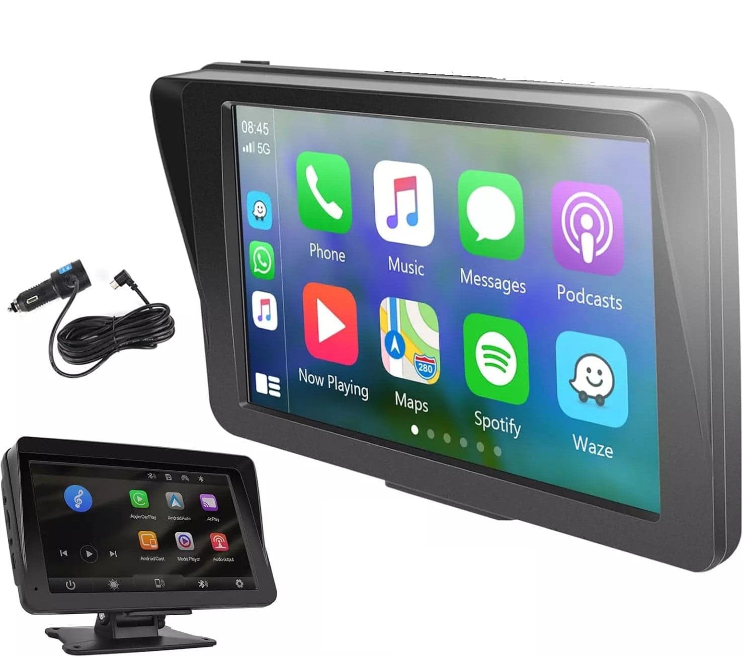 Autoradio Portatile Carplay Display per Auto, Schermo 7 Pollici IPS Touchscreen in Autoradio Zencoccostore - Formia, commercioVirtuoso.it