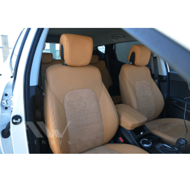 Set coprisedili su misura per Hyundai Santa Fe 3 (2012-2018), Leather style in Set per interni Autooggetti.it - Roma, commercioVirtuoso.it