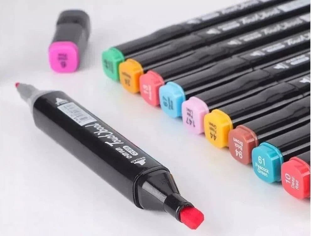 Pennarelli 60 Colori Doppia Punta Grossa e Fine Asciugatura Rapida Evidenziatore in Pennarelli per disegno Zencoccostore - Formia, commercioVirtuoso.it