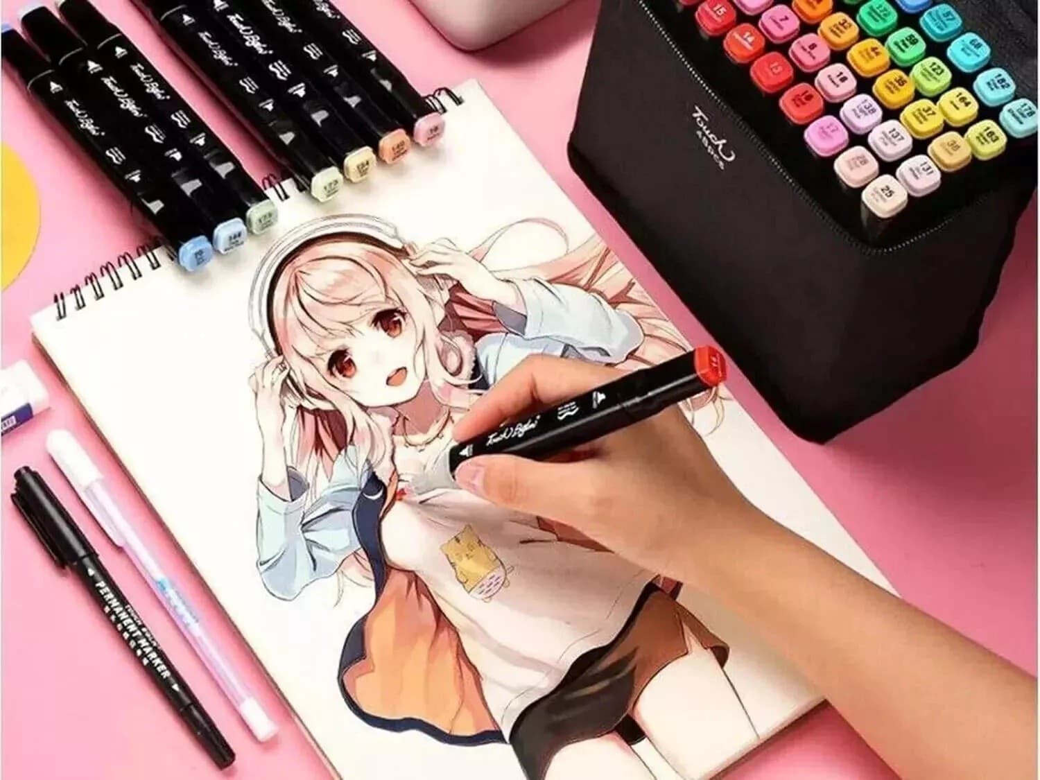 Pennarelli 60 Colori Doppia Punta Grossa e Fine Asciugatura Rapida Evidenziatore in Pennarelli per disegno Zencoccostore - Formia, commercioVirtuoso.it