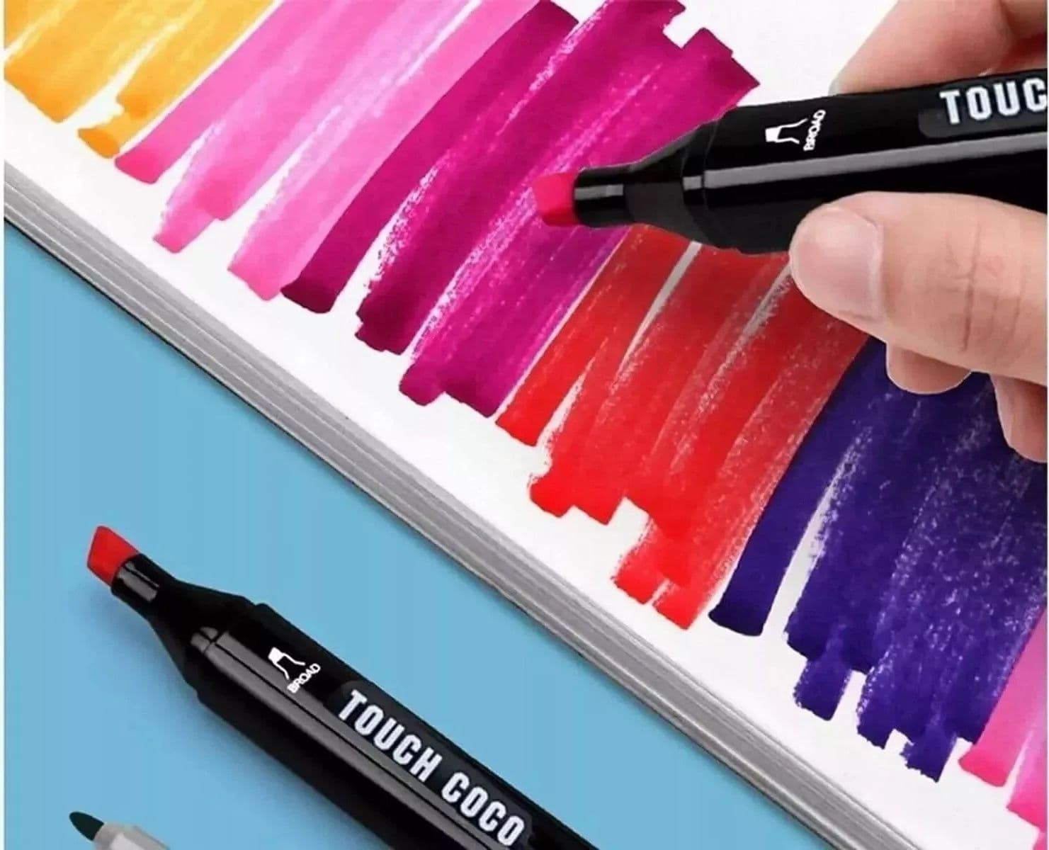 Pennarelli 60 Colori Doppia Punta Grossa e Fine Asciugatura Rapida Evidenziatore in Pennarelli per disegno Zencoccostore - Formia, commercioVirtuoso.it