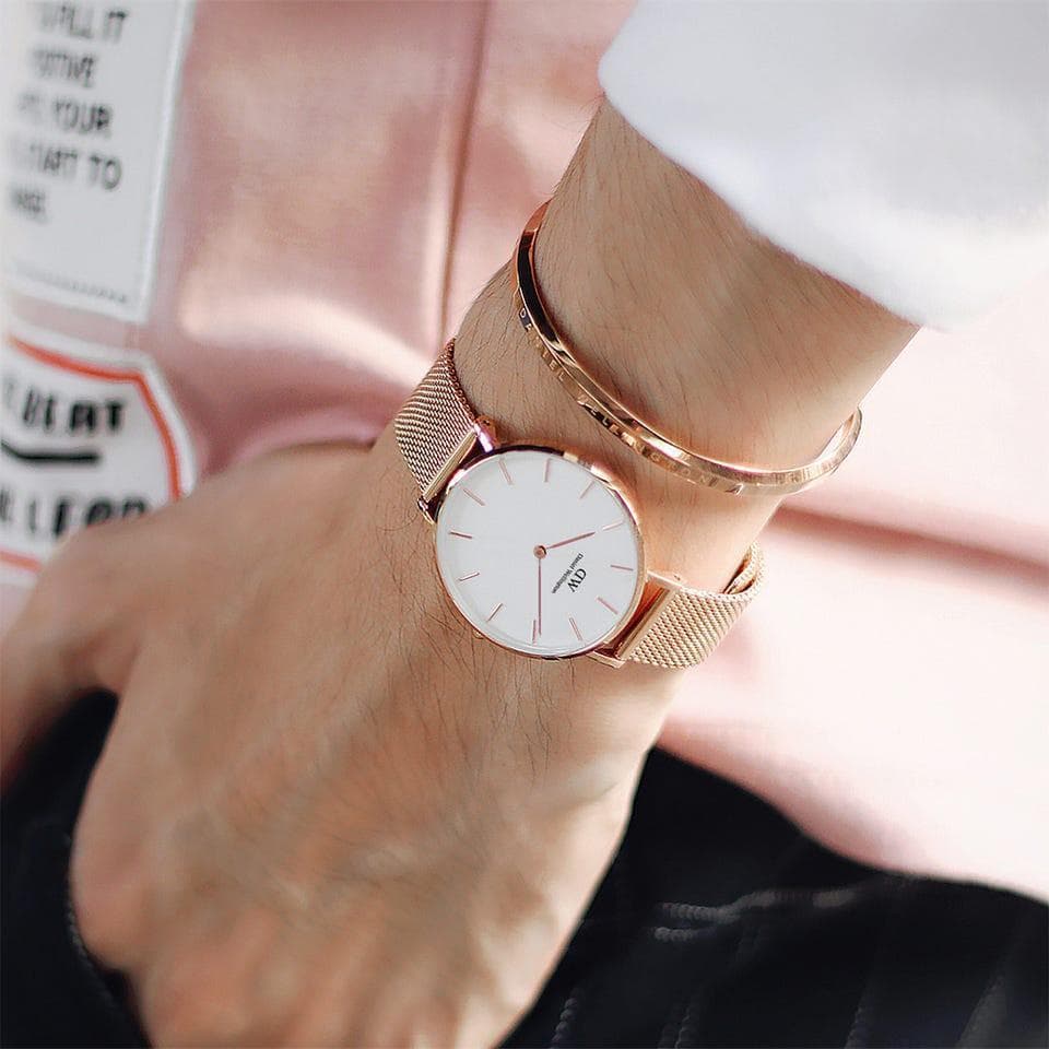 DANIEL WELLINGTON CLASSIC BRACELET SILVER/ROSE in Bracciali Alba Gioielli - Casoria, commercioVirtuoso.it