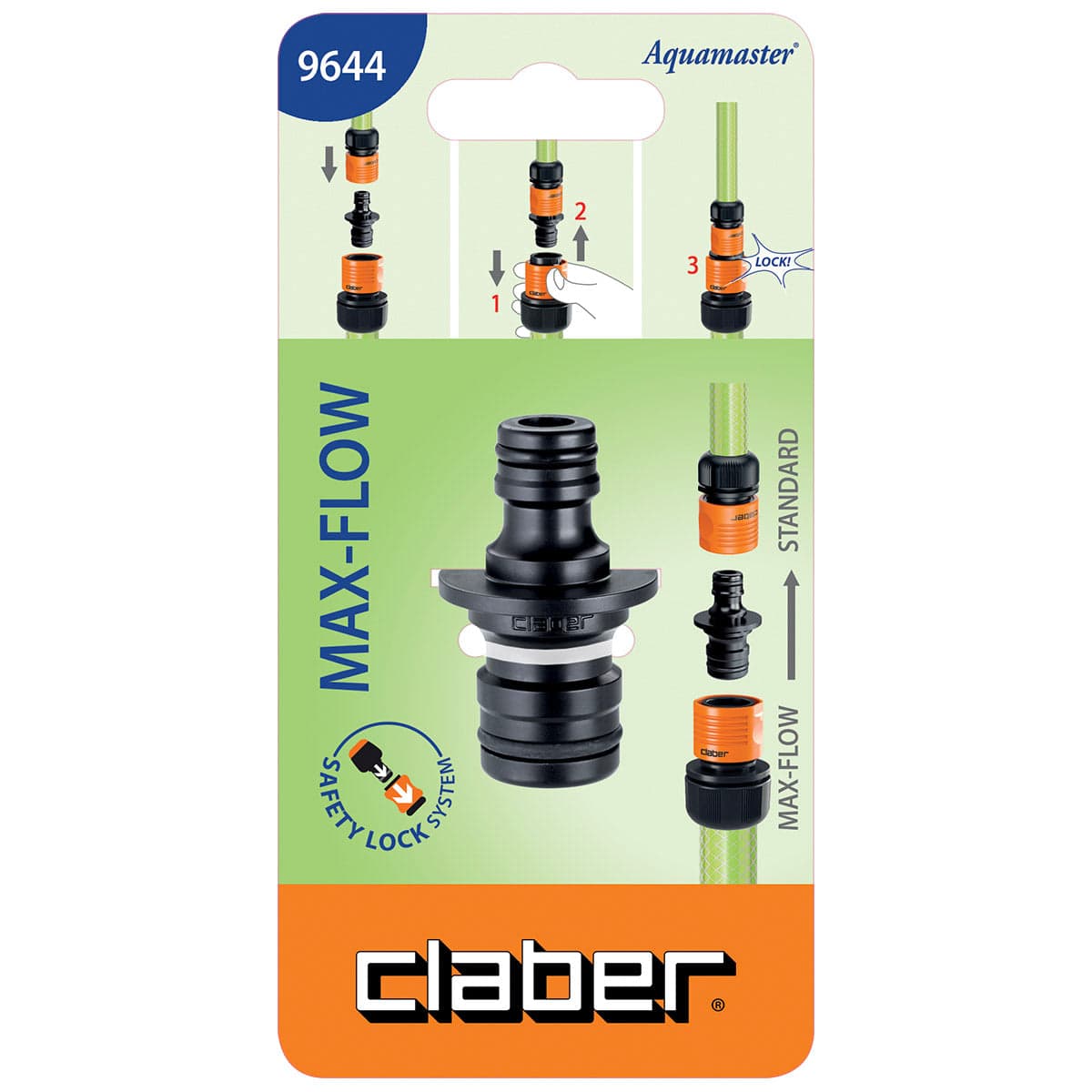 CLABER 9644 CONGIUNZIONE A 2 VIE AQUAMASTER MAX-FLOW / STANDARD IRRIGAZIONE in prodotto EuroStore07 - Alatri, commercioVirtuoso.it